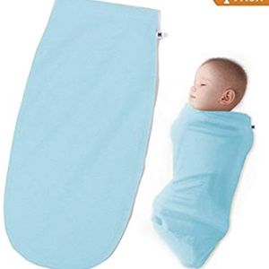 Blue baby swaddle